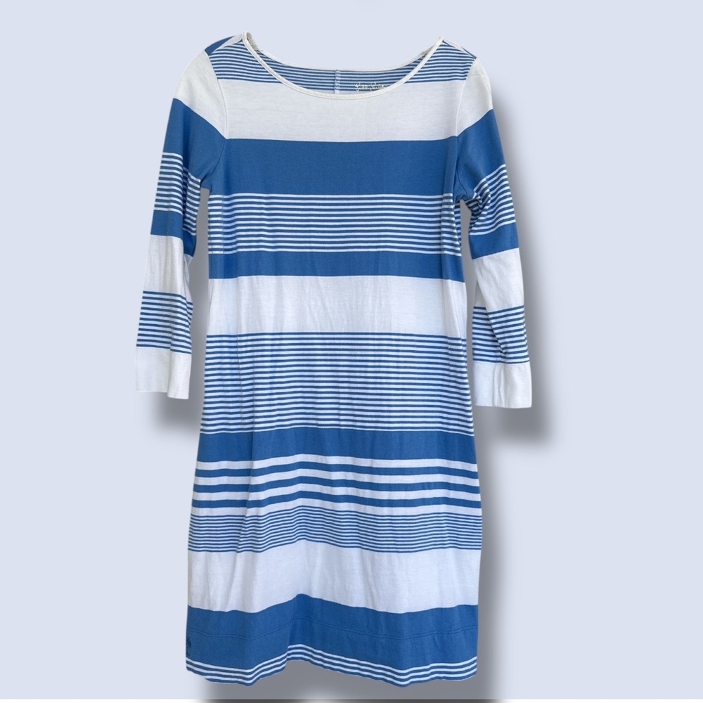 Lilly Pulitzer Marlowe Pima Cotton T-Shirt
Dress Bay Blue Coconut Stripe Small